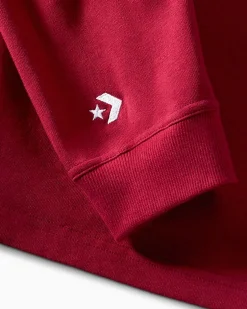 Converse Giacche E Felpe|Maglie E T-Shirt<x LFC Crew Rosso barbabietola