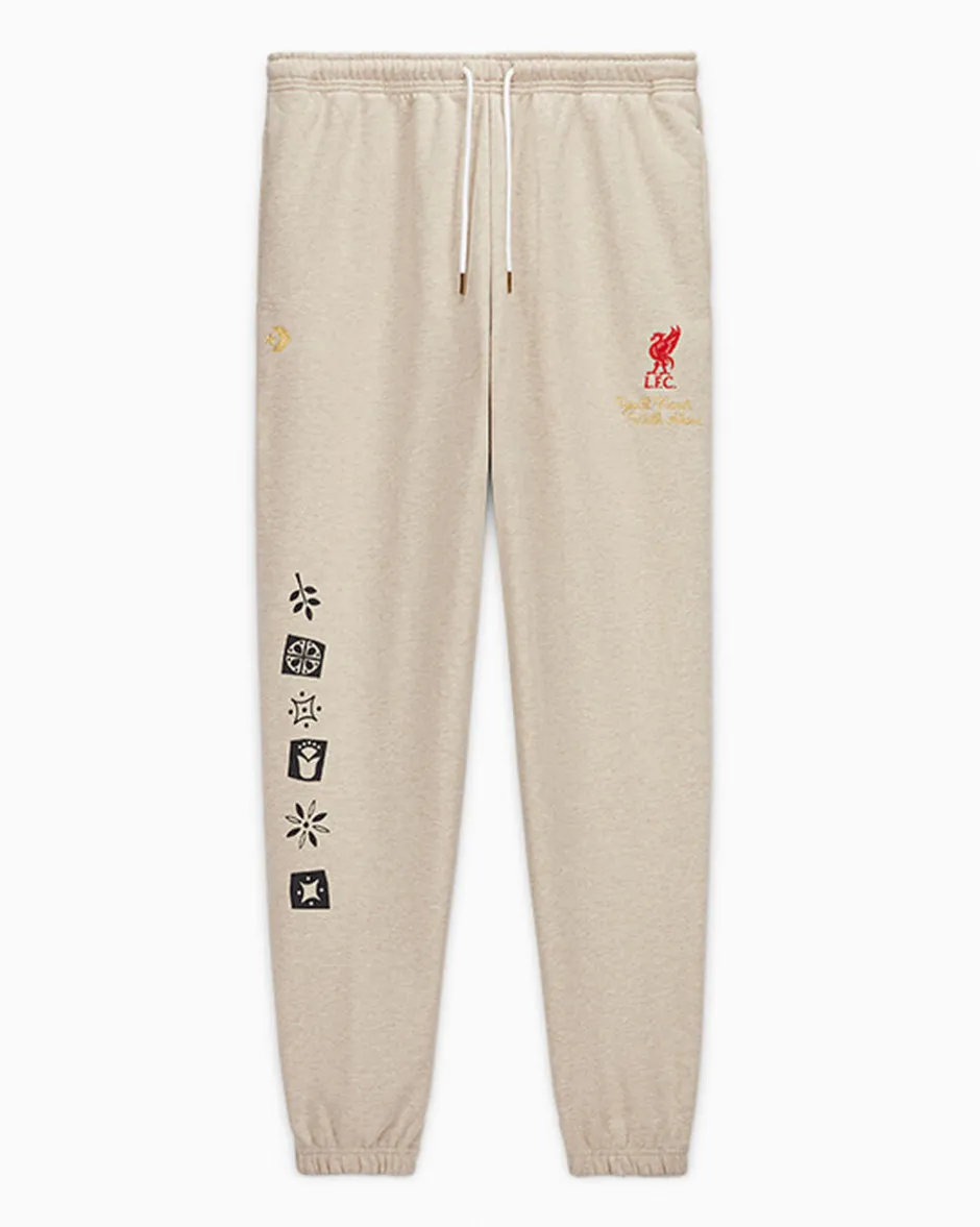 Converse Pantaloni E Shorts|Pantaloni E Shorts<x LFC Jogger Pants Melange Oat Milk