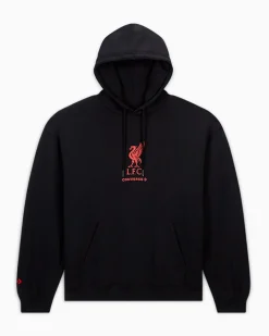 Converse Giacche E Felpe|Maglie E T-Shirt<x LFC Loose-Fit Hoodie Nero Converse