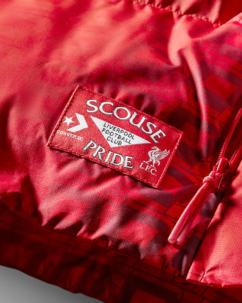Converse Giacche E Felpe|Maglie E T-Shirt<x LFC Puffer Jacket Pomodoro