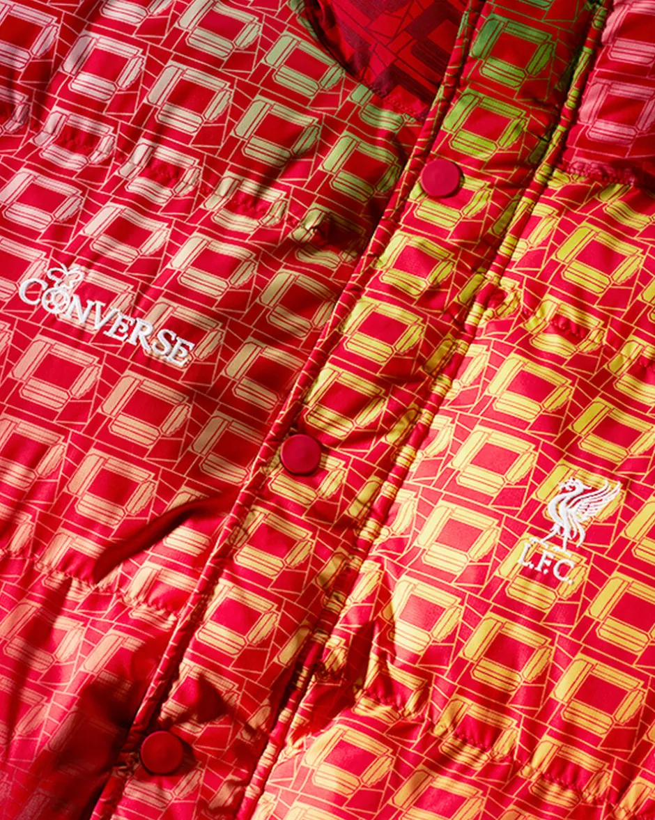 Converse Giacche E Felpe|Maglie E T-Shirt<x LFC Puffer Jacket Pomodoro