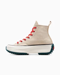 Converse Modelli Alti|Modelli Con Platform<x LFC Run Star Hike Platform Oat Milk/Egret/Rainforest