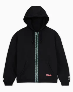 Converse Giacche E Felpe|Maglie E T-Shirt<x Liverpool FC Full-Zip Hoodie Nero Converse