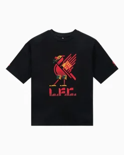 Converse Maglie E T-Shirt|Maglie E T-Shirt<x Liverpool FC Liver Bird T-Shirt Nero Converse