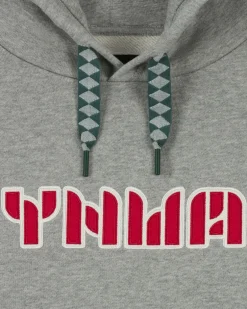 Converse Giacche E Felpe|Maglie E T-Shirt<x Liverpool FC Logo Hoodie Grigio vintage mélange