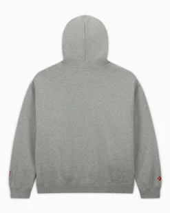 Converse Giacche E Felpe|Maglie E T-Shirt<x Liverpool FC Logo Hoodie Grigio vintage mélange