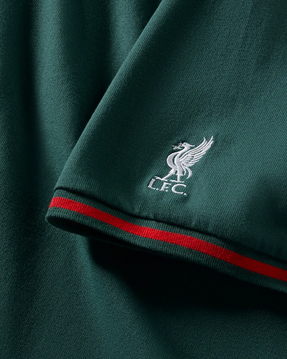 Converse Maglie E T-Shirt<x Liverpool FC Marquis Polo Divisa Away verde