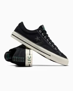 Converse Modelli Bassi|Modelli Bassi<x Liverpool FC Star Player 76 Nero/Egret/Verde foresta