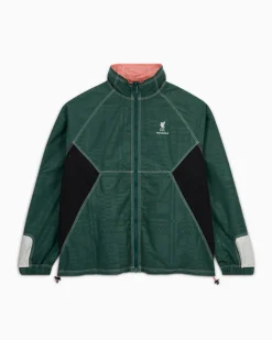 Converse Maglie E T-Shirt|Giacche E Felpe<x Liverpool FC Wind Jacket Verde foresta