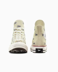 Converse Modelli Alti<x Patta Chuck 70 Natural Ivory/Insignia Blue