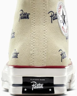Converse Modelli Alti<x Patta Chuck 70 Natural Ivory/Insignia Blue