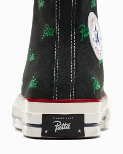 Converse Modelli Alti<x Patta Chuck 70 Black/Jolly Green