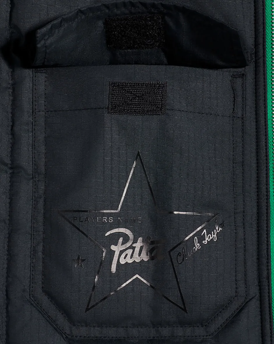 Converse Giacche E Felpe|Maglie E T-Shirt<x Patta Reversible Vest Verde allegro