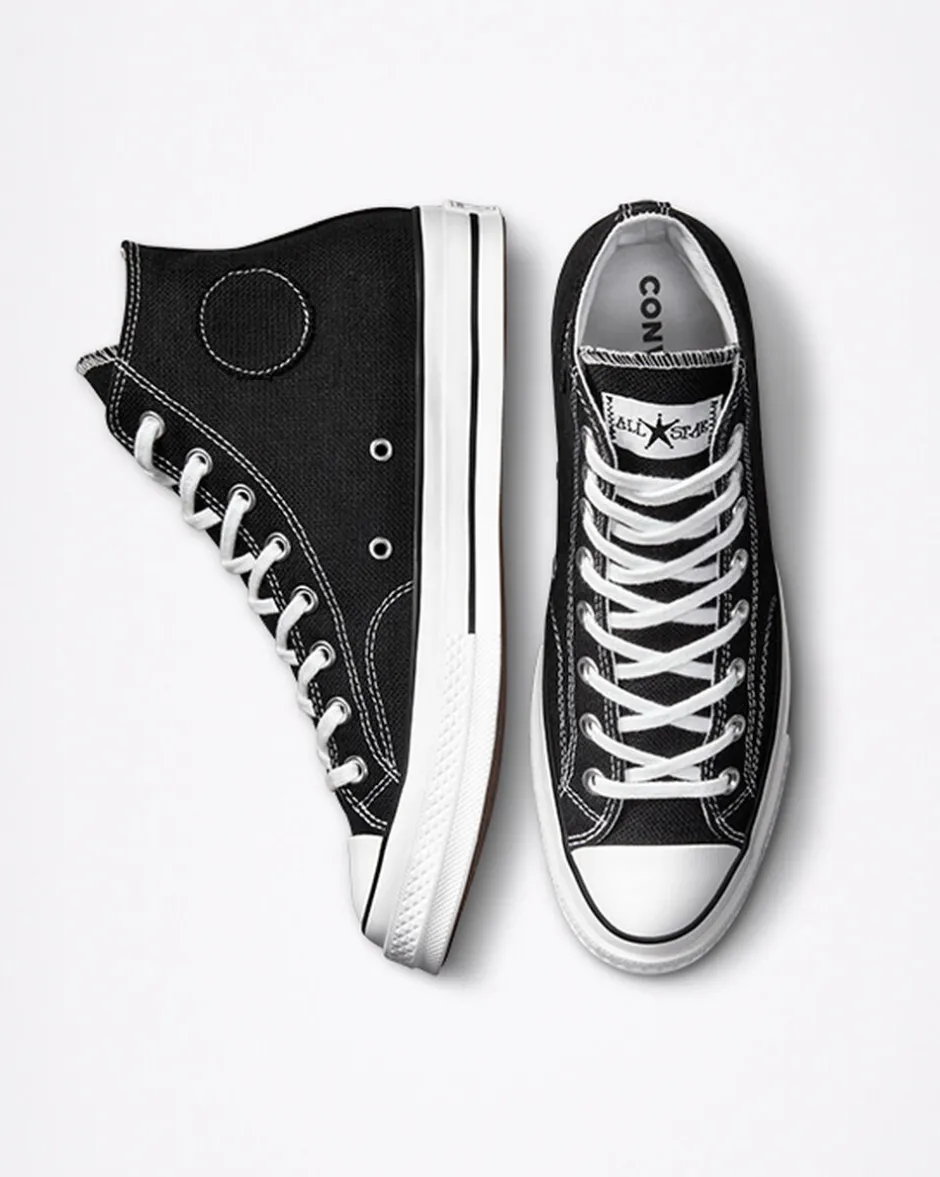 Converse Modelli Alti|Modelli Alti<x Stüssy Chuck 70 Nero/Bianco/Nero