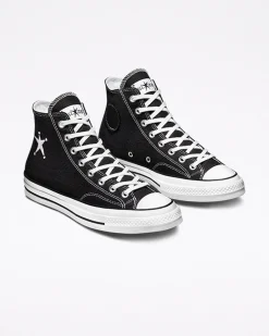 Converse Modelli Alti|Modelli Alti<x Stüssy Chuck 70 Nero/Bianco/Nero
