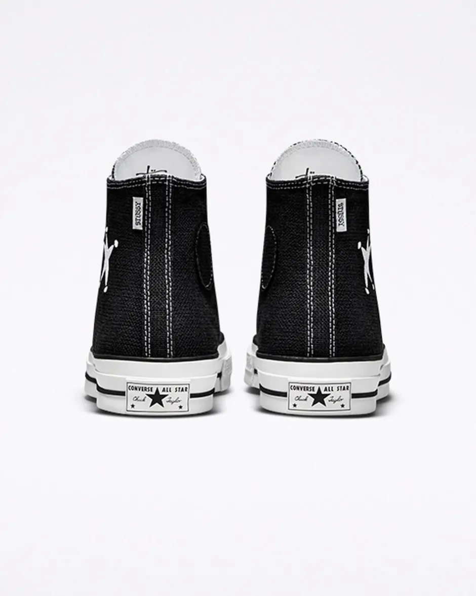 Converse Modelli Alti|Modelli Alti<x Stüssy Chuck 70 Nero/Bianco/Nero