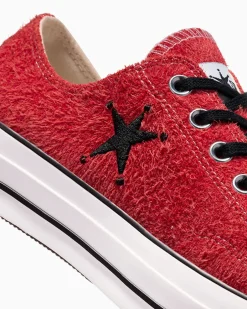 Converse Modelli Bassi<x Stüssy Chuck 70 Rosso papavero