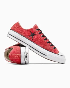 Converse Modelli Bassi<x Stüssy Chuck 70 Rosso papavero