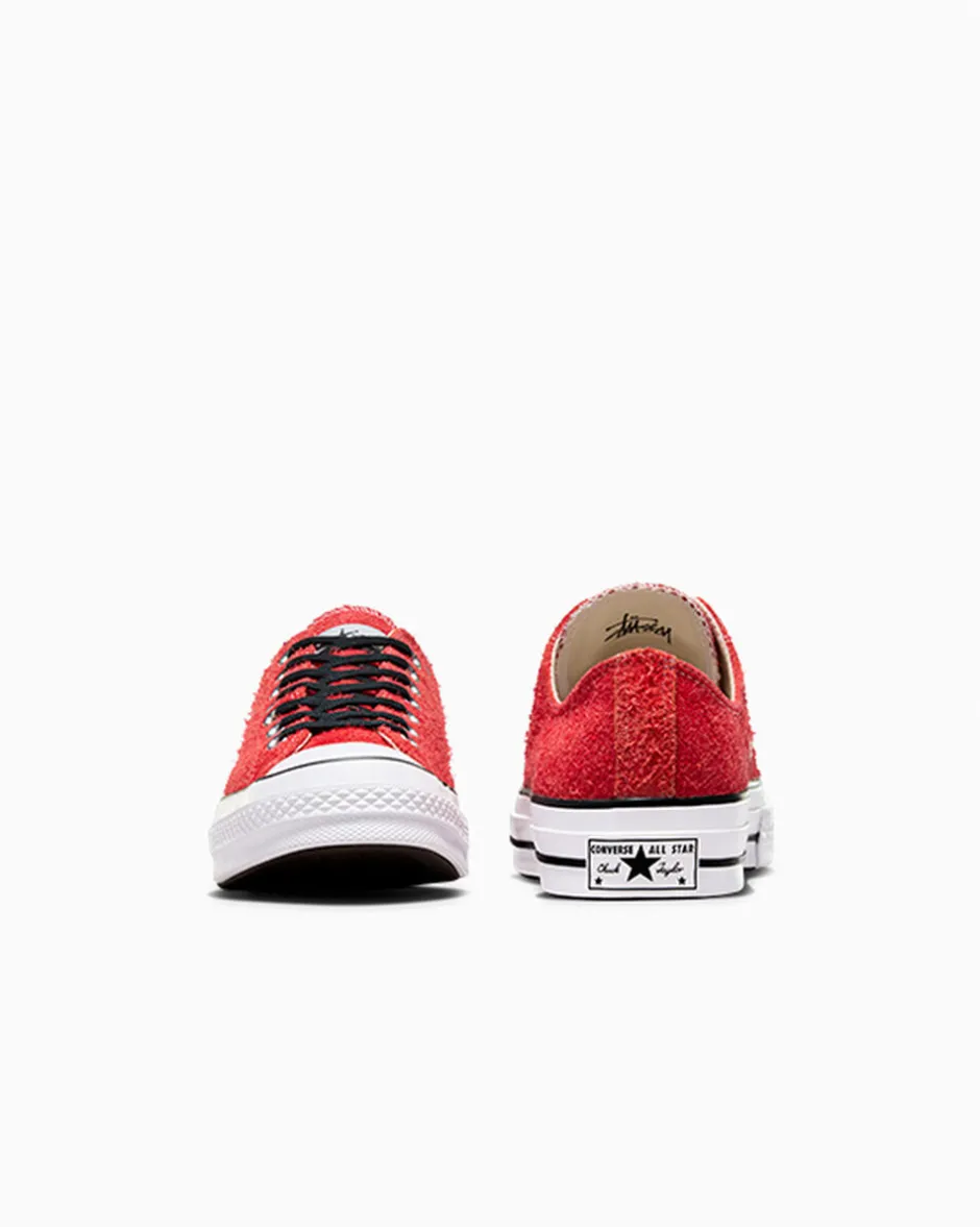Converse Modelli Bassi<x Stüssy Chuck 70 Rosso papavero
