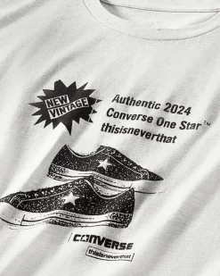Converse Maglie E T-Shirt|Maglie E T-Shirt<x thisisneverthat Grid T-Shirt Grigio mélange rétro chiaro