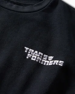 Converse Giacche E Felpe|Maglie E T-Shirt<x Transformers Crew Sweatshirt Converse Black