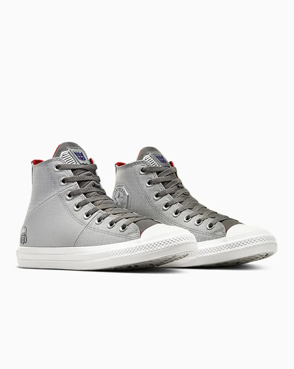 Converse Modelli Alti|Modelli Alti<x Transformers Chuck Taylor All Star Decepticons Grey/Court Purple/Multi
