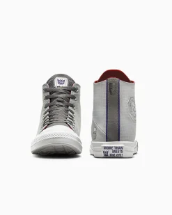 Converse Modelli Alti|Modelli Alti<x Transformers Chuck Taylor All Star Decepticons Grey/Court Purple/Multi