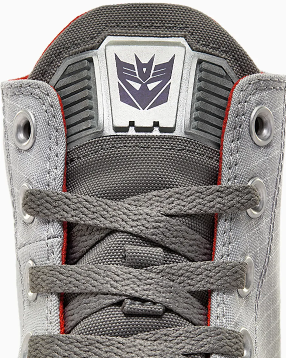 Converse Modelli Alti|Modelli Alti<x Transformers Chuck Taylor All Star Decepticons Grey/Court Purple/Multi