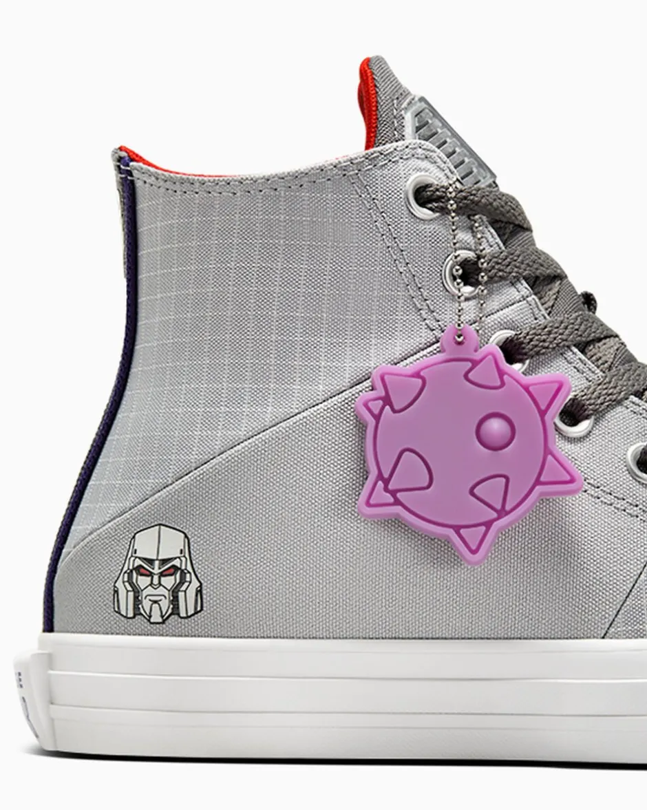 Converse Modelli Alti|Modelli Alti<x Transformers Chuck Taylor All Star Decepticons Grey/Court Purple/Multi