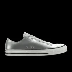 Converse Modelli Bassi|Modelli Bassi<Custom Chuck Taylor All Star Leather By You silver
