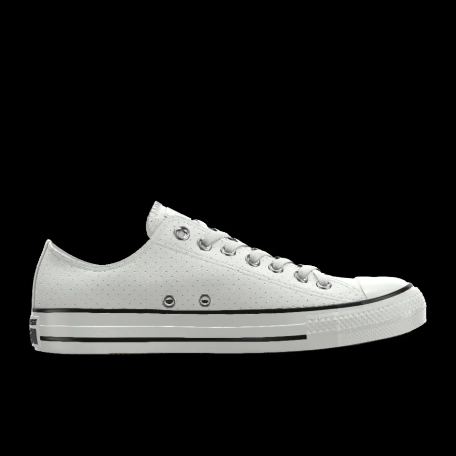 Converse Modelli Bassi|Modelli Bassi<Custom Chuck Taylor All Star Leather By You silver