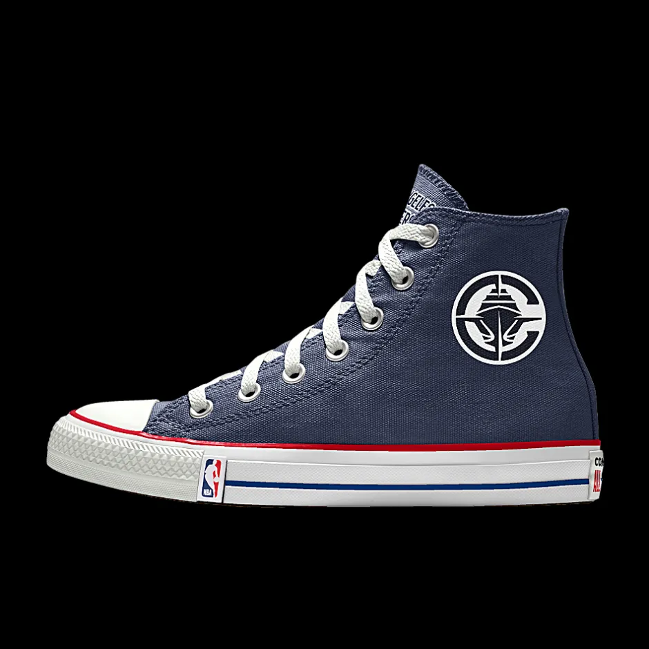 Converse Modelli Alti|Modelli Bassi<Custom Chuck Taylor All Star NBA By You clippers
