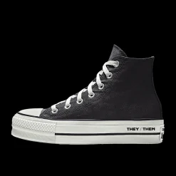 Converse Modelli Alti|Modelli Bassi<Custom Chuck Taylor All Star Lift Platform Pride By You white stars