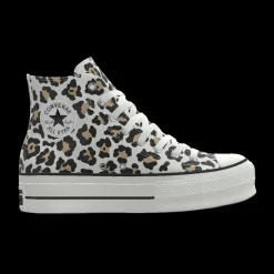 Converse Modelli Bassi|Modelli Alti<Custom Chuck Taylor All Star Lift Platform By You white hearts