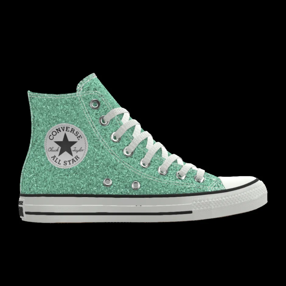 Converse Modelli Alti|Modelli Bassi<Custom Chuck Taylor All Star Glitter By You red bronze