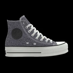 Converse Modelli Con Platform|Modelli Con Platform<Custom Chuck Taylor All Star Lift Platform Glitter By You party pink