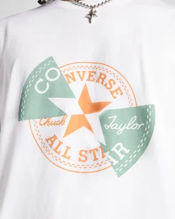 Converse Maglie E T-Shirt<Distorted Patch T-Shirt Bianco
