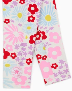 Converse Ragazza|Maglie E T-Shirt<Floral Hoodie & Leggings Set Egret
