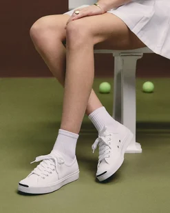 Converse Modelli Bassi|Modelli Bassi<Jack Purcell First In Class Bianco/Bianco/Nero