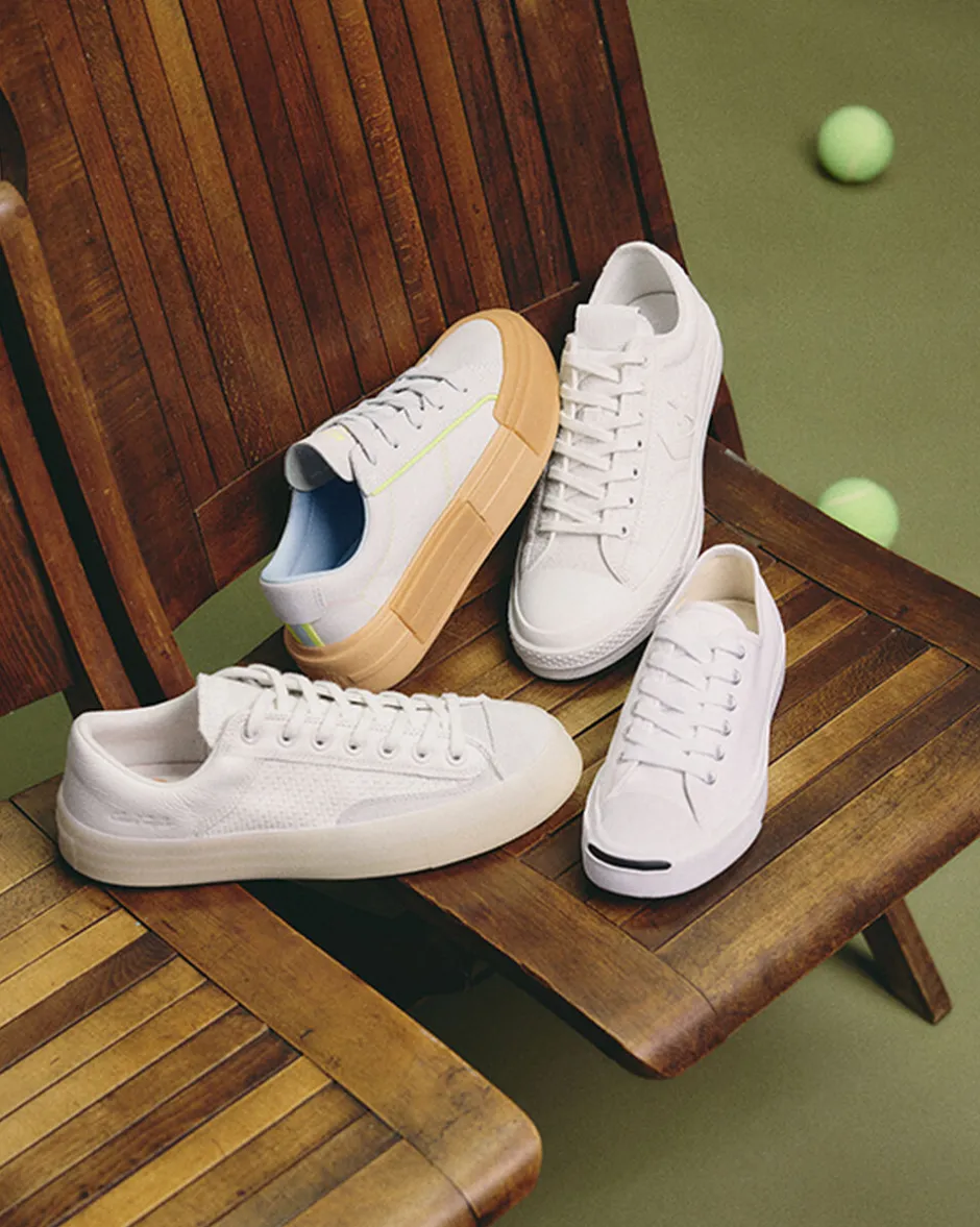 Converse Modelli Bassi|Modelli Bassi<Jack Purcell First In Class Bianco/Bianco/Nero
