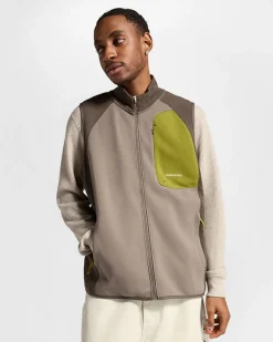 Converse Maglie E T-Shirt|Giacche E Felpe<Knit Fleece Vest Grigio talpa classico/Tartufo