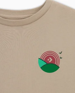 Converse Maglie E T-Shirt<Leaf T-Shirt Sabbia