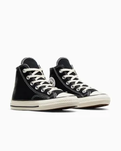 Converse Bambini (Età 4-8 Anni)|Ragazzi (Età 8-12 Anni)<Little Kids Vintage Canvas Chuck 70 High Top Nero/Nero/Egret