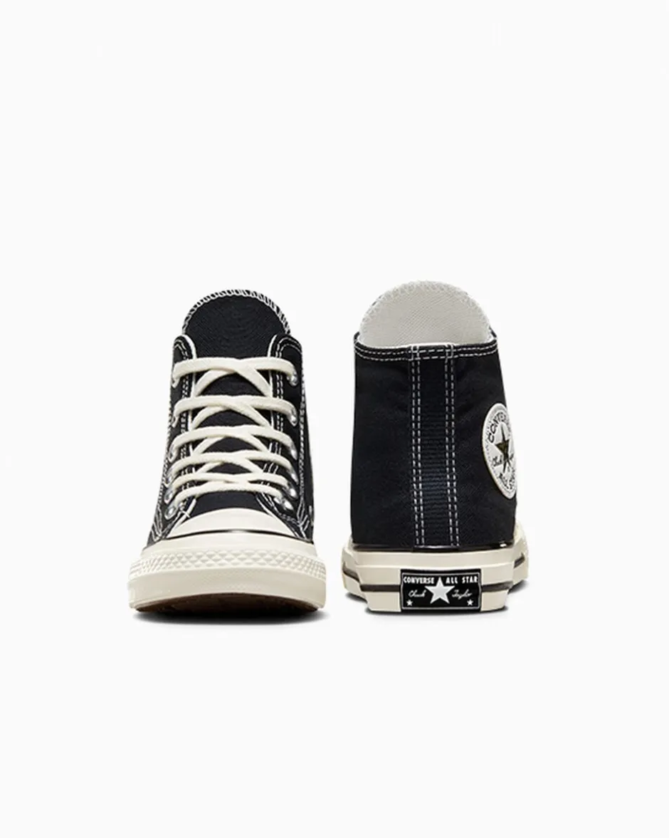 Converse Bambini (Età 4-8 Anni)|Ragazzi (Età 8-12 Anni)<Little Kids Vintage Canvas Chuck 70 High Top Nero/Nero/Egret