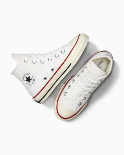 Converse Bambini (Età 4-8 Anni)|Ragazzi (Età 8-12 Anni)<Little Kids Vintage Canvas Chuck 70 High Top Bianco/Granato/Egret