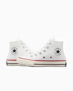 Converse Bambini (Età 4-8 Anni)|Ragazzi (Età 8-12 Anni)<Little Kids Vintage Canvas Chuck 70 High Top Bianco/Granato/Egret