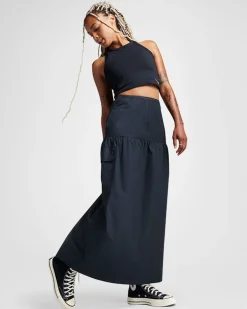 Converse Pantaloni E Shorts<Long Skirt Nero Converse