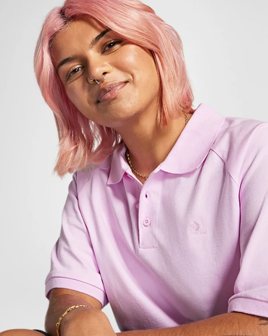 Converse Maglie E T-Shirt<Marquis Polo Shirt Lilla polvere di stelle