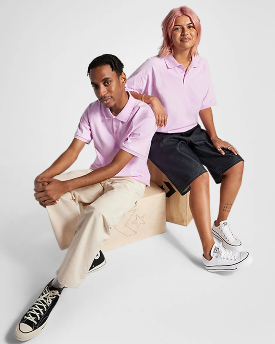 Converse Maglie E T-Shirt<Marquis Polo Shirt Lilla polvere di stelle