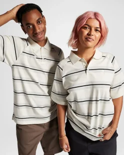 Converse Maglie E T-Shirt<Marquis Polo Shirt Converse Egret Stripe